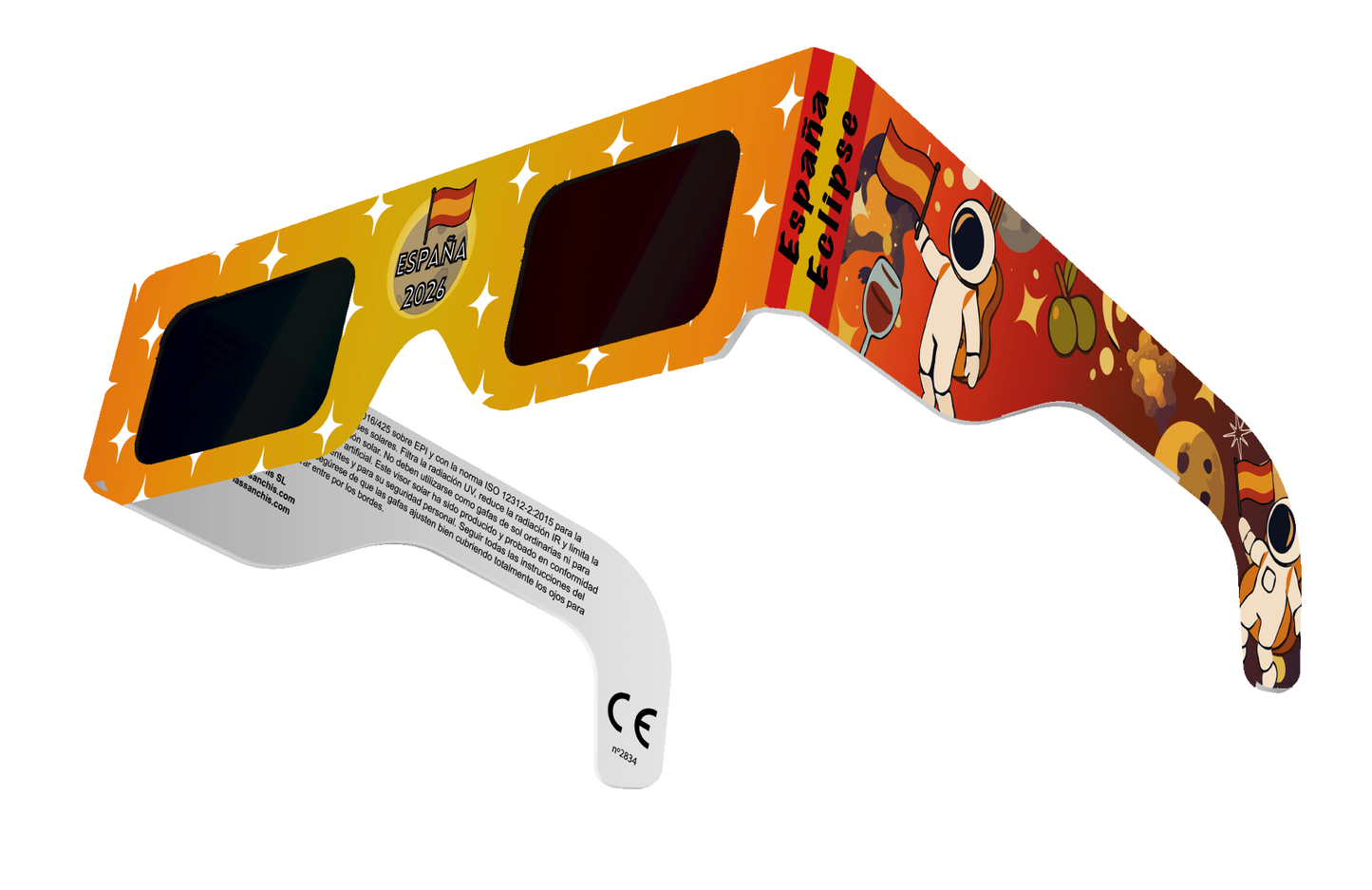 Gafas Eclipse Solar ISO 12312-2:2015