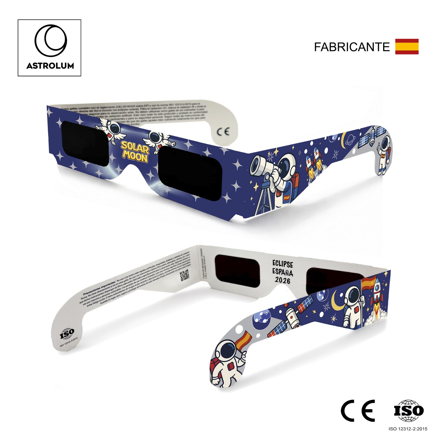 Gafas Eclipse Solar ISO 12312-2:2015